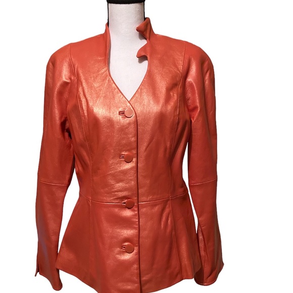 Terry Lewis Leather Blazer NEW - Picture 1 of 8